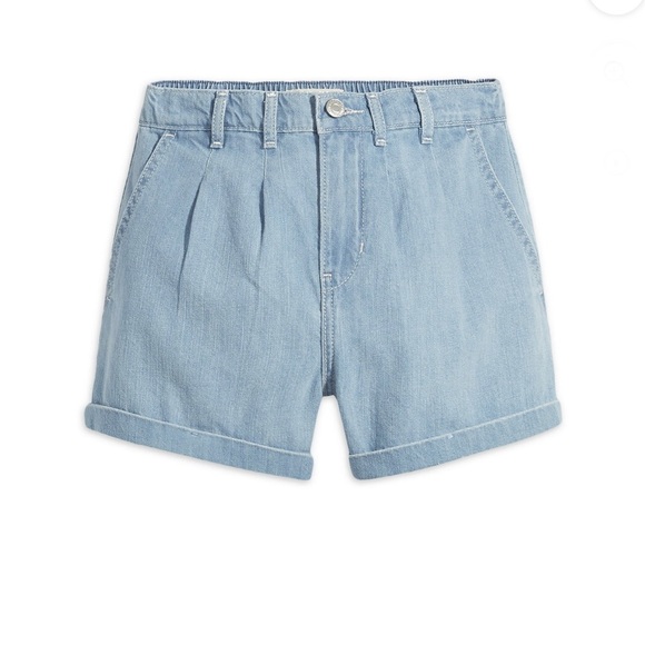 Levi Strauss‎ & Co.™ Girls' High Rise Back Elastic Waistband shorts size 12 new - Picture 3 of 3